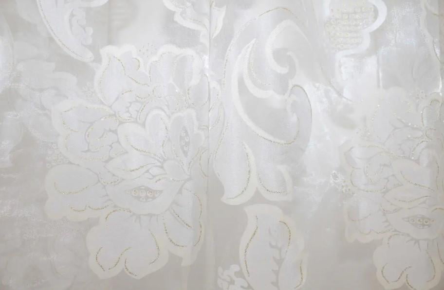 Шторки на кухню 320х150 см Бежевый (101к) - фото 4