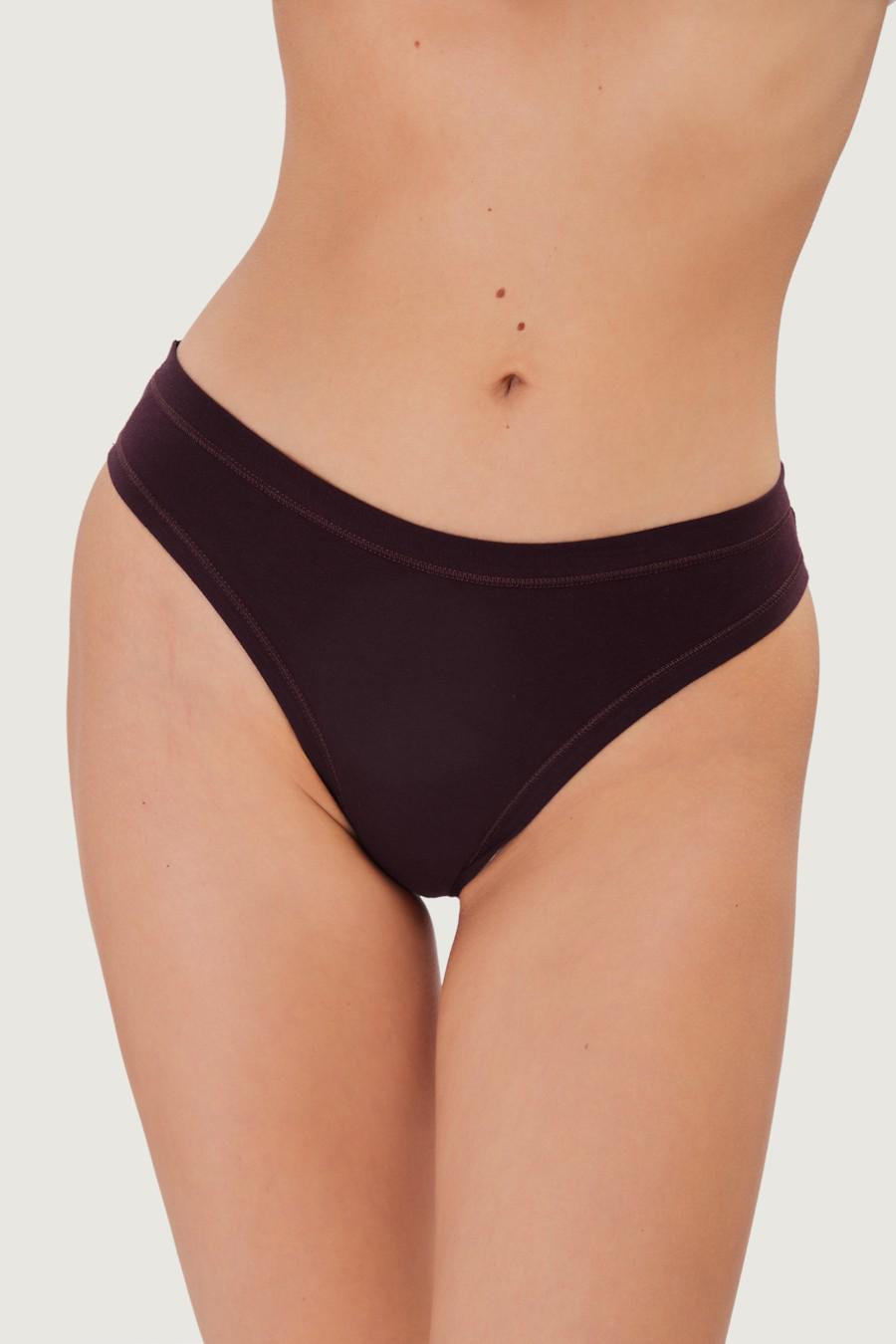 Трусики слип Snelly р. 3/M Темно-фиолетовый (77445)