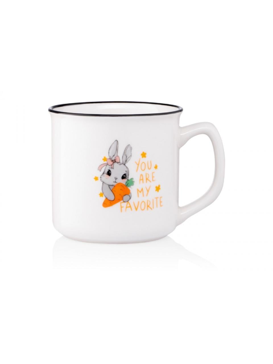 Кружка Ardesto Cute rabbit 320 мл фарфора (37161577)
