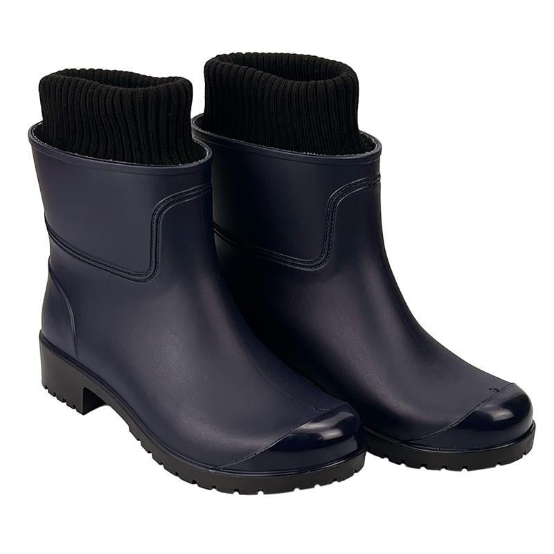 Гумові чоботи жіночі 602-50 з утеплювачем p. 40/26 см Синій - фото 2 Гумові чоботи жіночі 602-50 з утеплювачем p. 40/26 см Синій - фото 2