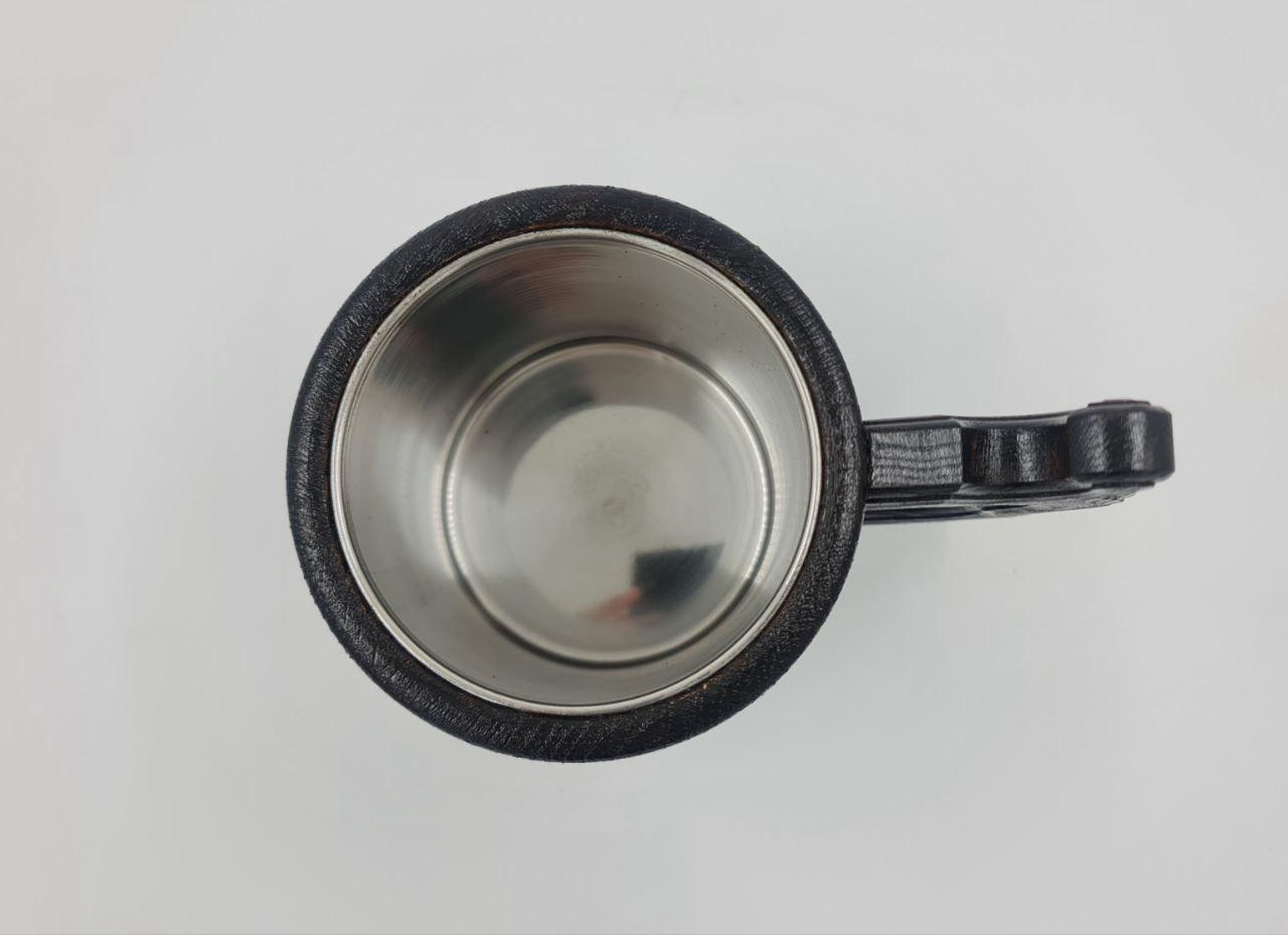 Кружка для пива из дерева 0,5 л Коричневый (28410005) - фото 2 Кружка для пива из дерева 0,5 л Коричневый (28410005) - фото 2