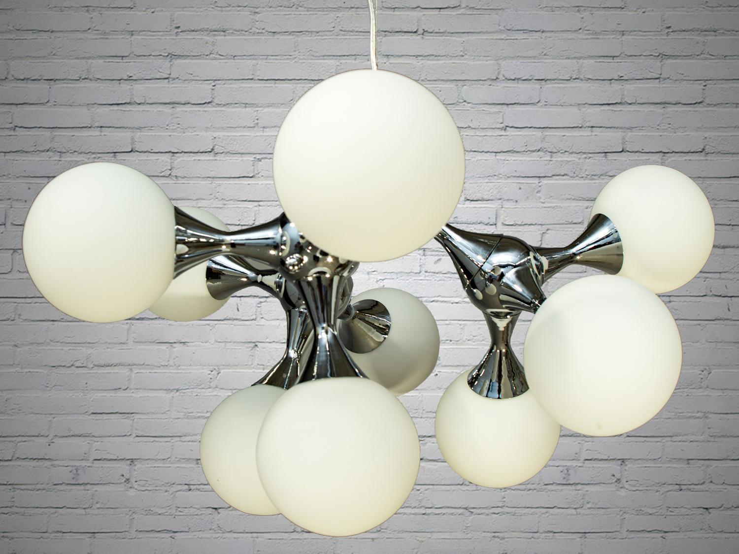 Люстра Молекула в стиле Loft на 9 ламп (910) - фото 2