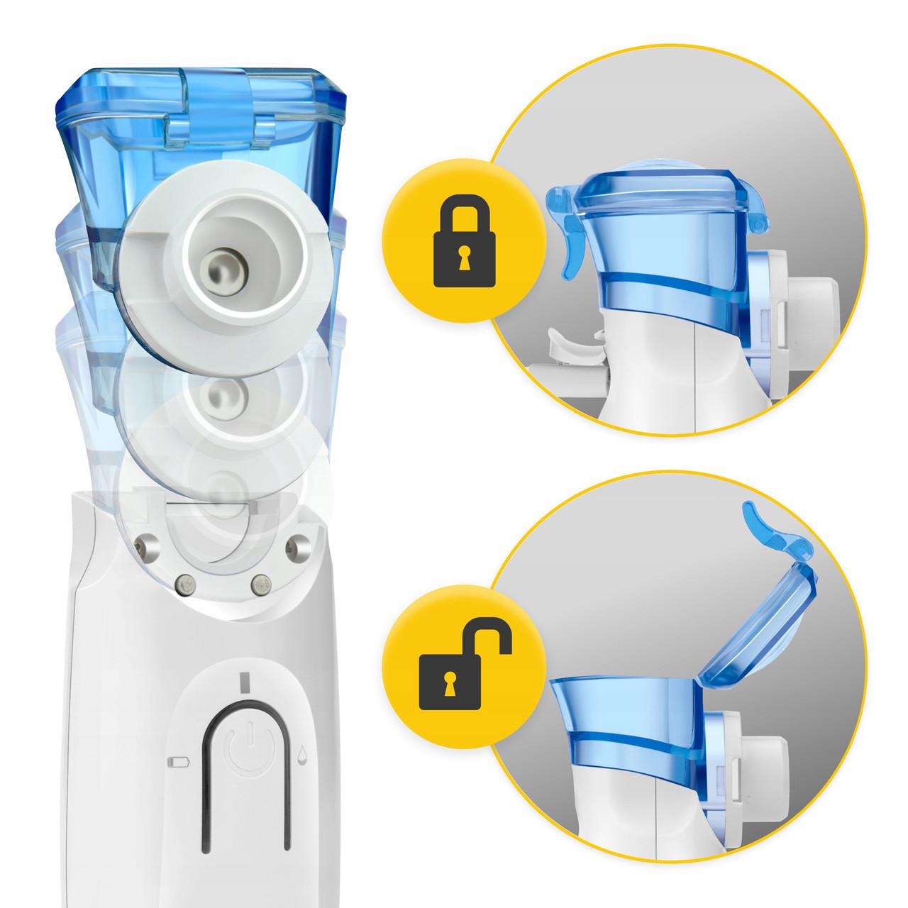 Інгалятор 4fizjo LITE Mesh портативний ультразвуковий (P-5905973402057) - фото 2 Інгалятор 4fizjo LITE Mesh портативний ультразвуковий (P-5905973402057) - фото 2