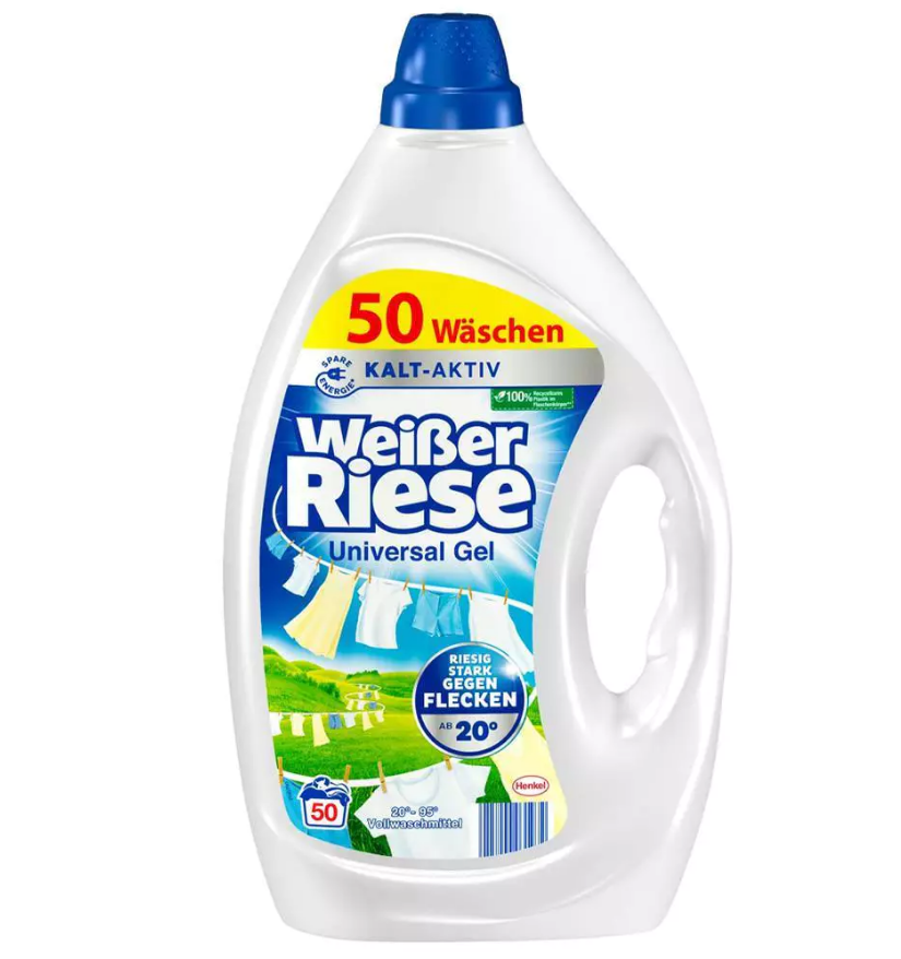 Гель для прання Weisser Riese Універсальний 50 прань 2500 мл (4015200031972)