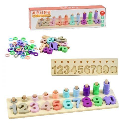 Дерев'яна гра логічна Математика (26695)