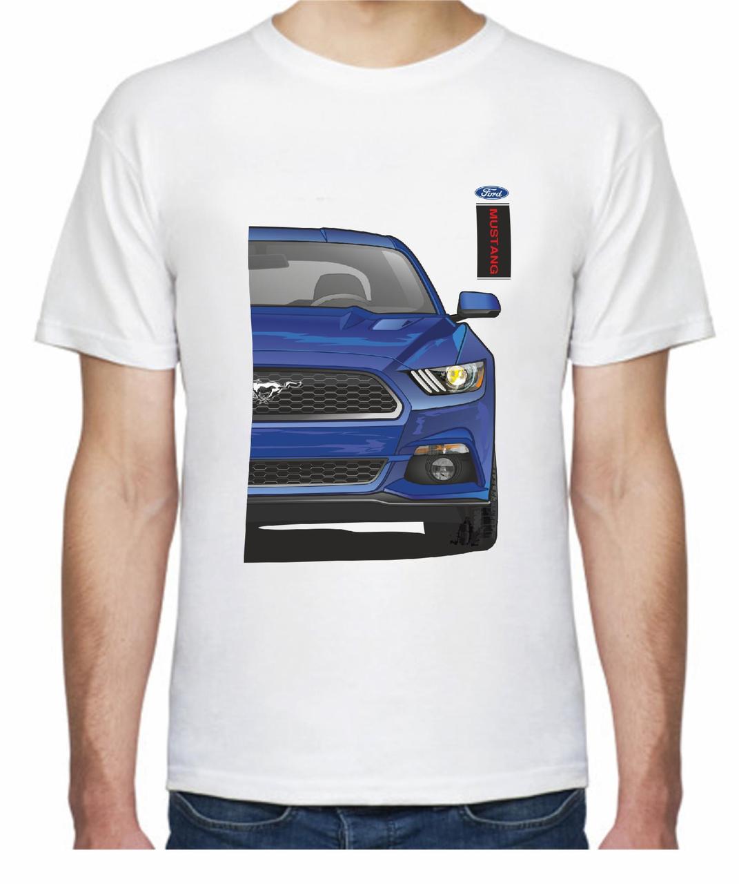 Футболка мужская Avtolife Ford Mustang F 115132 M Белый (2498725920) Футболка мужская Avtolife Ford Mustang F 115132 M Белый (2498725920)