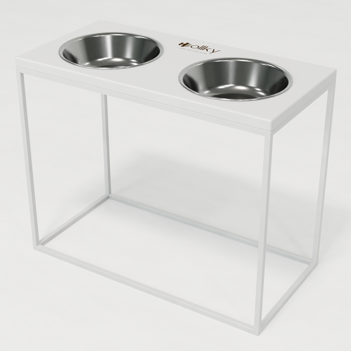 Миски на подставке для больших собак Hollky Base XL20 2х1,8 л (BXL40-522640-WHWH) - фото 9 Миски на подставке для больших собак Hollky Base XL20 2х1,8 л (BXL40-522640-WHWH) - фото 9