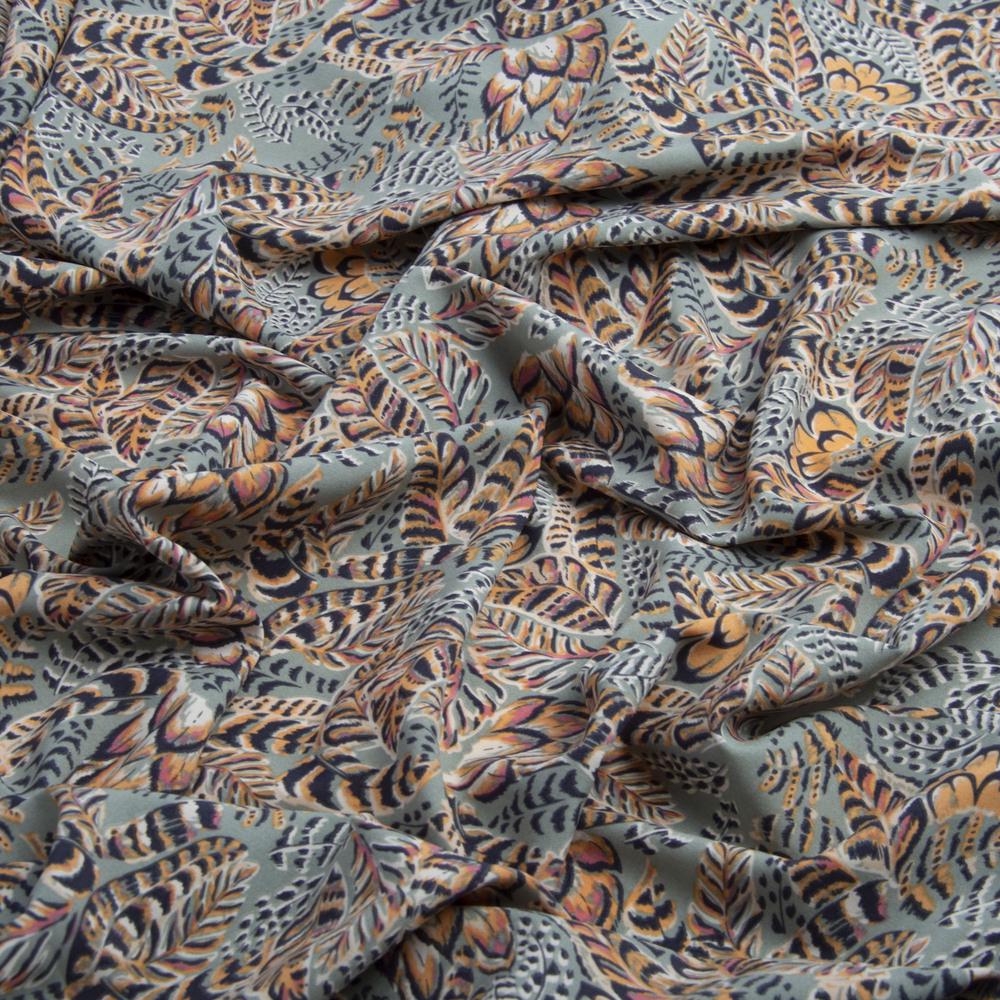 Ткань плательная Super Soft папороть