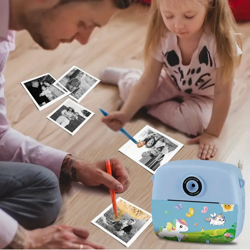 Камера дитяча цифрова з моментального друку фото Poddy pony Blue (C10) - фото 10 Камера дитяча цифрова з моментального друку фото Poddy pony Blue (C10) - фото 10