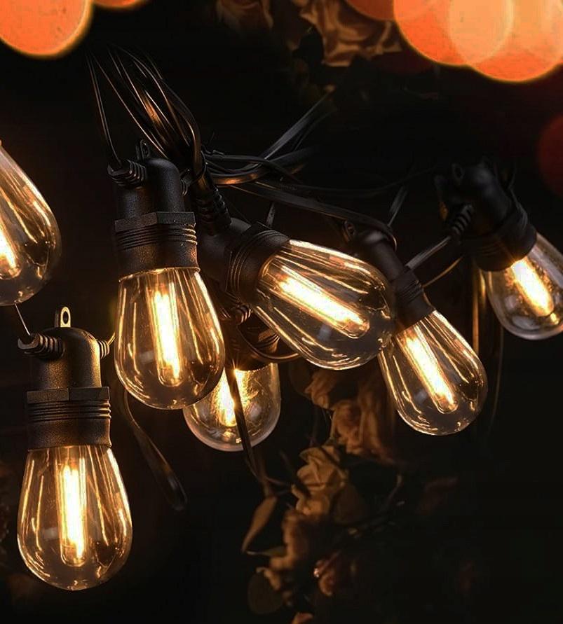 Гирлянда садовая прямая SuperLED 15 м с 15 LED-лампами E27