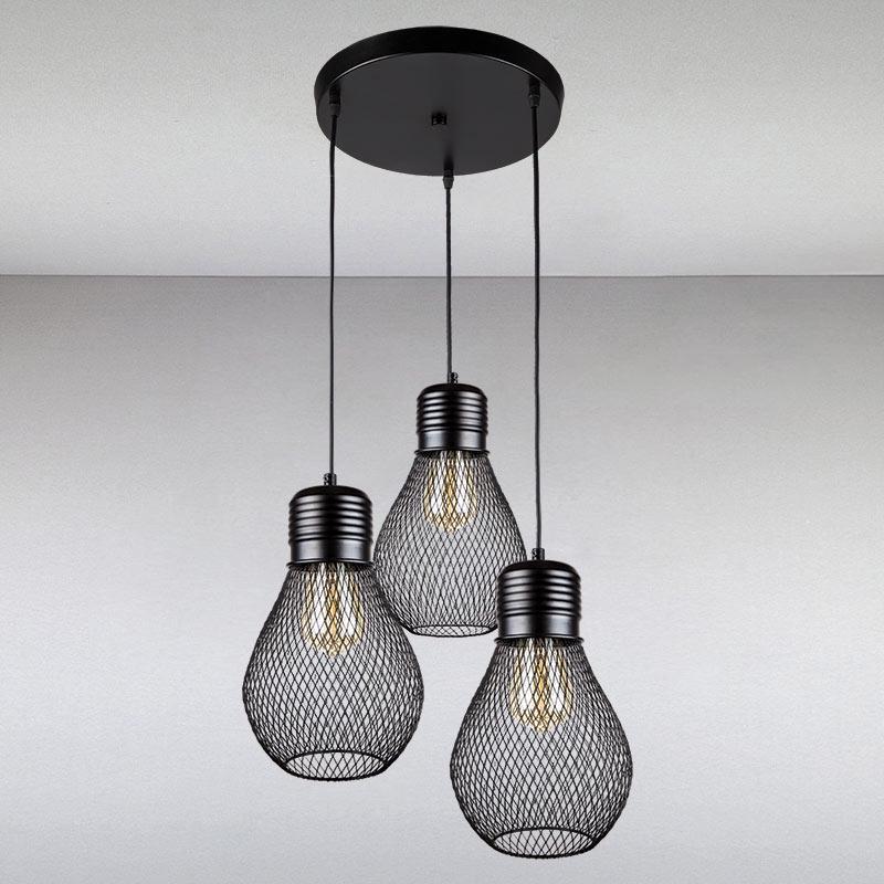 Люстра лофт Light House LS-13461-3 BK 300 Черный