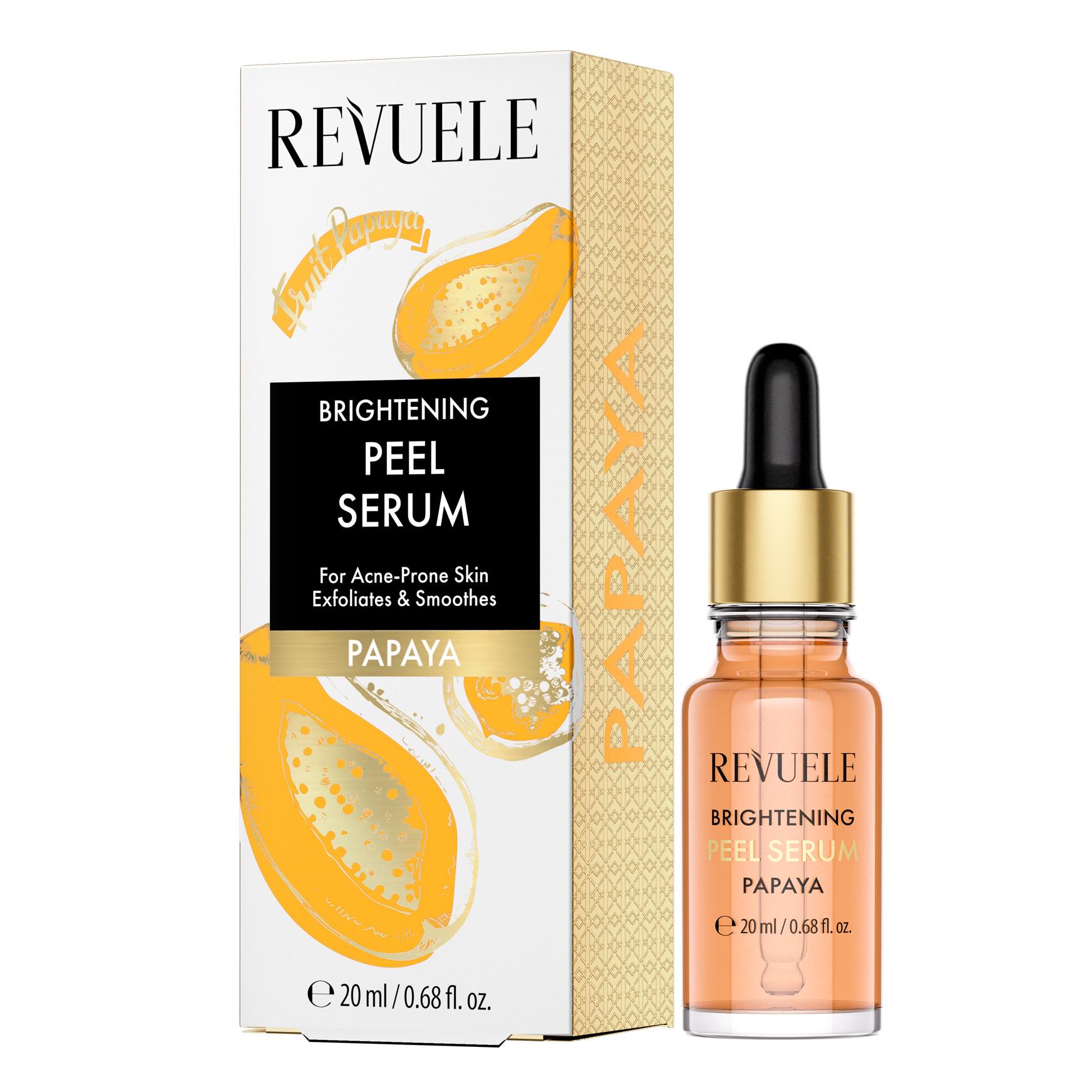 Пілінг-сироватка освітлююча Revuele FRUITY FACE CARE Папайя 30 мл (5060565104259)