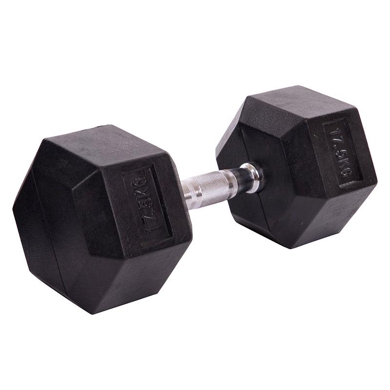 Гантель цільна LN-1205 шестигранна 175 кг Срібний (56508164) - фото 1 Гантель цільна LN-1205 шестигранна 175 кг Срібний (56508164) - фото 1