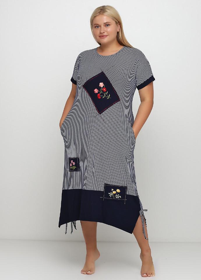 Халат ROMEO LIFE 3XL Разноцветный/Синий (7248)