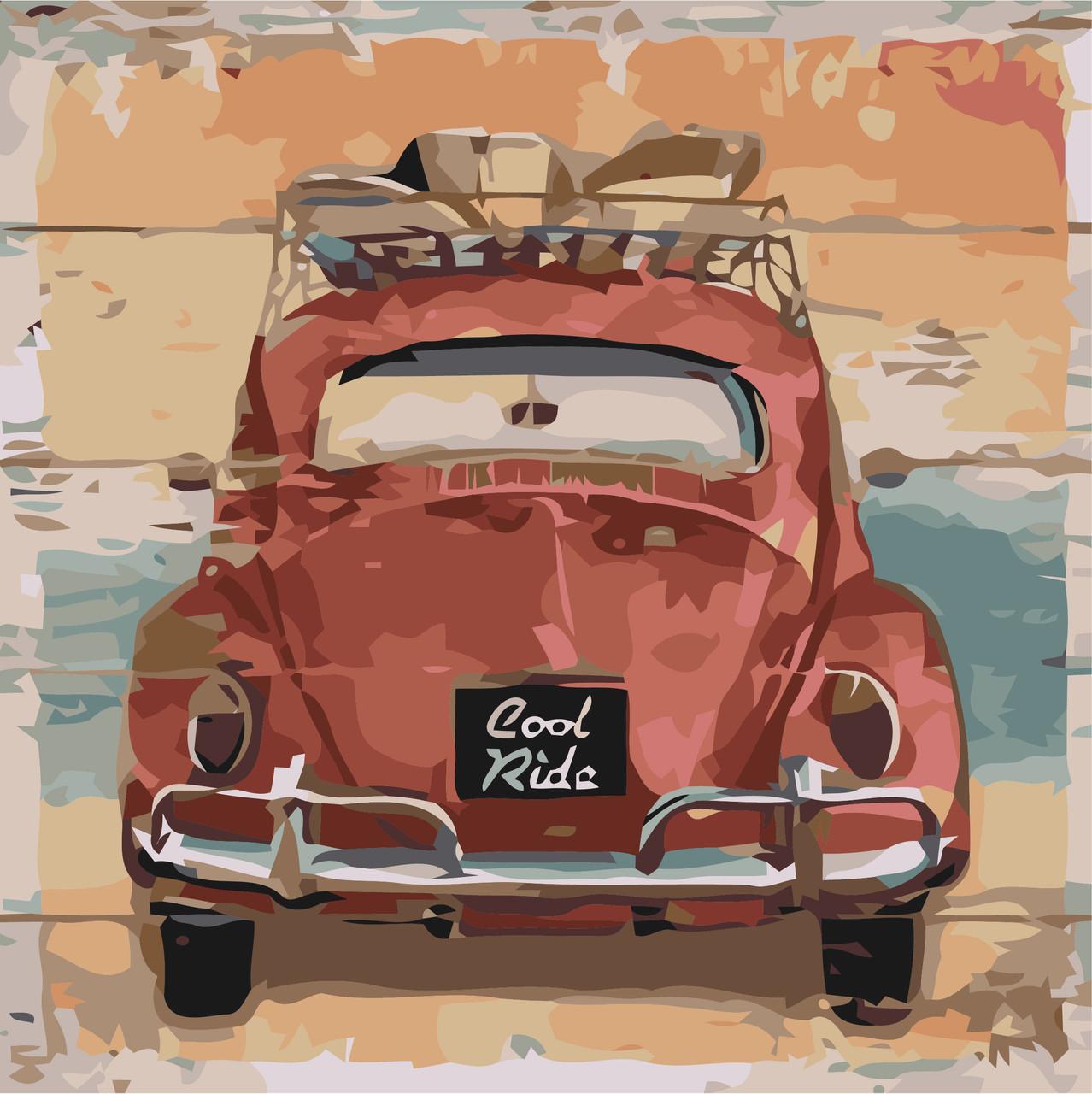 Картина по номерам Идейка Поездка на море 40x40 см (skl-КНО2716)