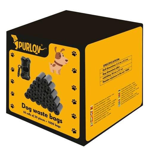 Пакети гігієнічні для прибирання екскрементів собак із чохлом 50 роликів 1000 шт. - фото 15