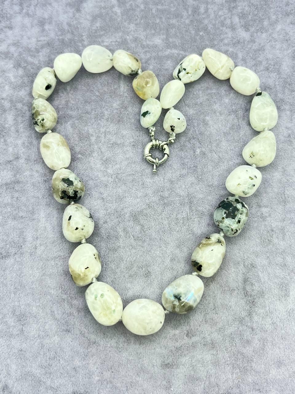 Бусы лунный камень 44 см Разноцветный (10170)