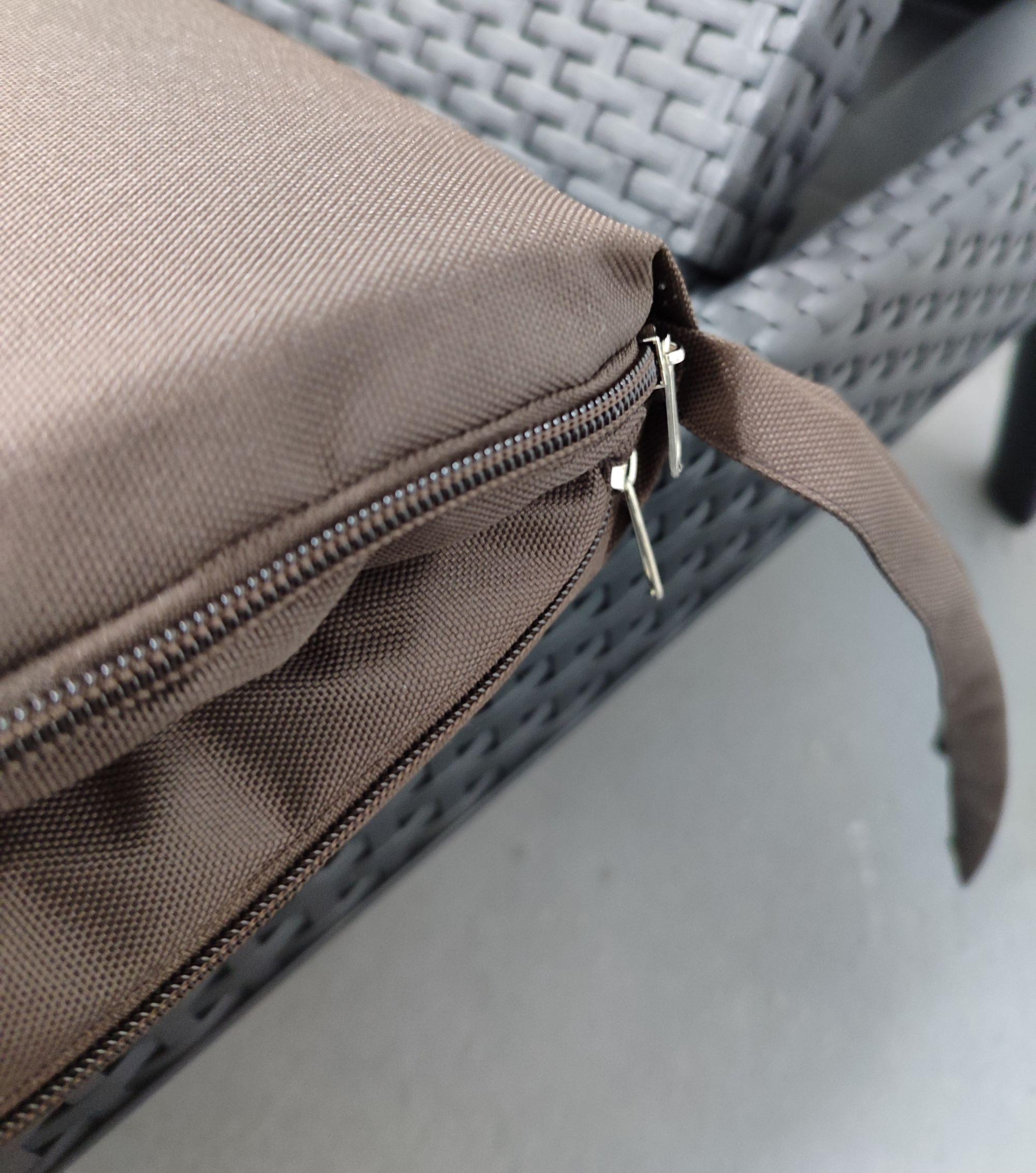 Матрас для шезлонга eGarden RIO 195x58x4 см Коричневый (5737) - фото 2