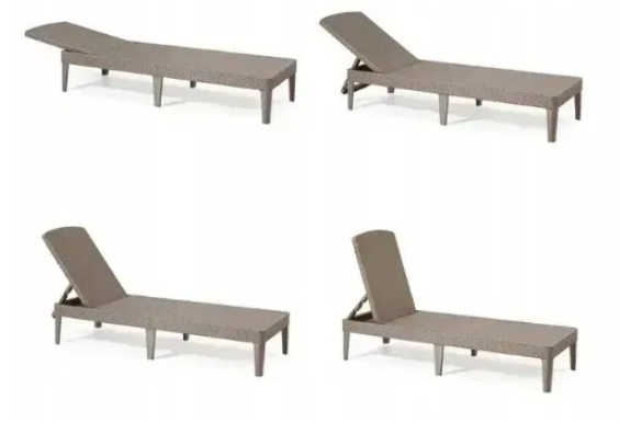 Шезлонг пластиковый Keter Jaipur Капучино (235163) - фото 6 Шезлонг пластиковый Keter Jaipur Капучино (235163) - фото 6