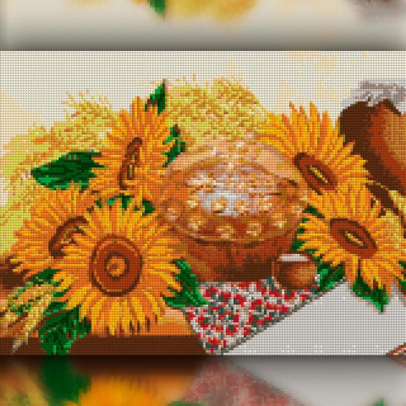 Алмазная мозаика The Wortex Diamonds Украинский стол 50x60 см (TWD10029XL)