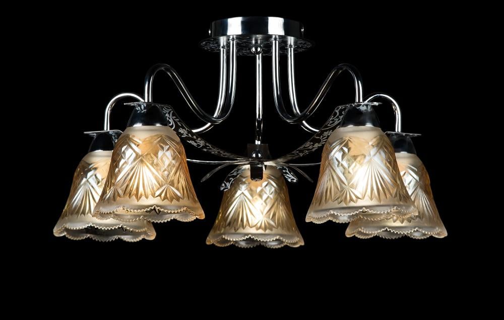 Люстра с плафонами Ray L28006F/5 (IR006191)