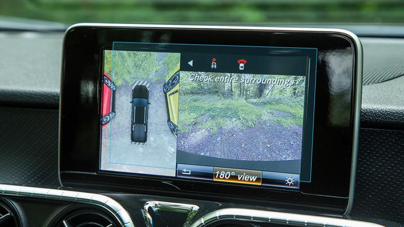 Стекло защитное Pixsel гибридный глянец на монитор Mercedes Benz X CLASS 6,9“ 2017