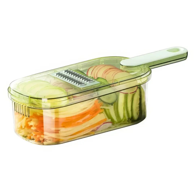 Слайсер овочерізка Multifunctional Vegetable Cutter 4в1 для різання всіх овочів та фруктів (70843)