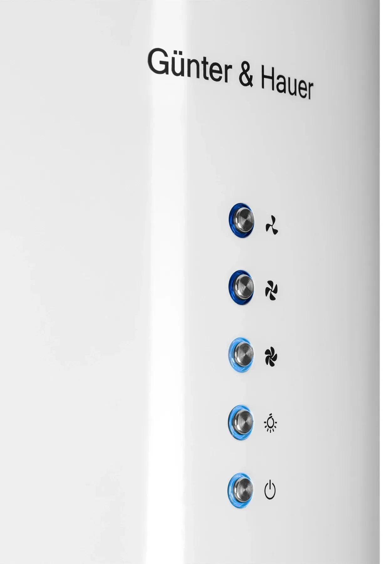 Витяжка острівна Gunter&Hauer MARGARETTE W LED 3 швидкості Білий - фото 7