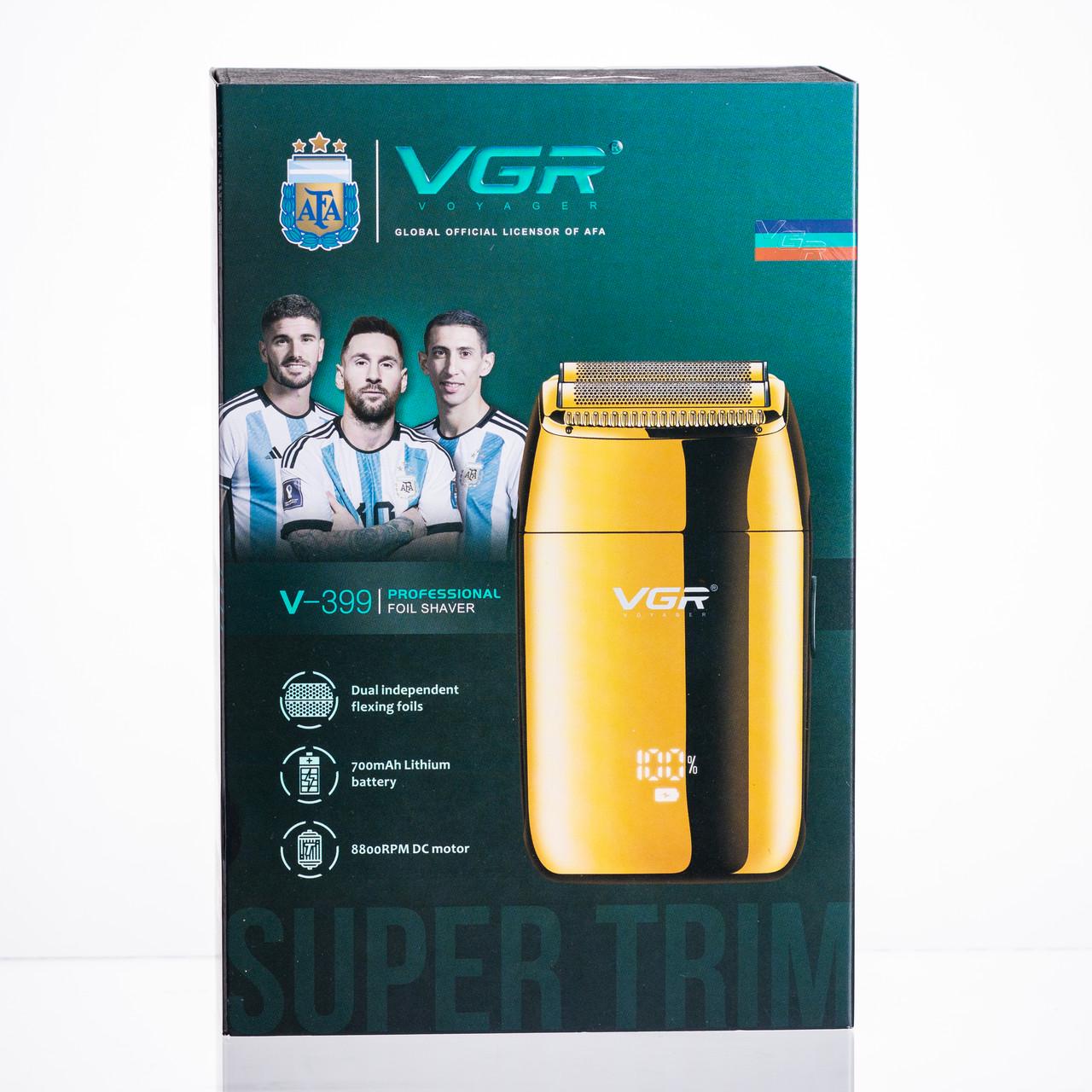 Шейвер VGR с LED-индикатором аккумуляторный (V-399) - фото 14