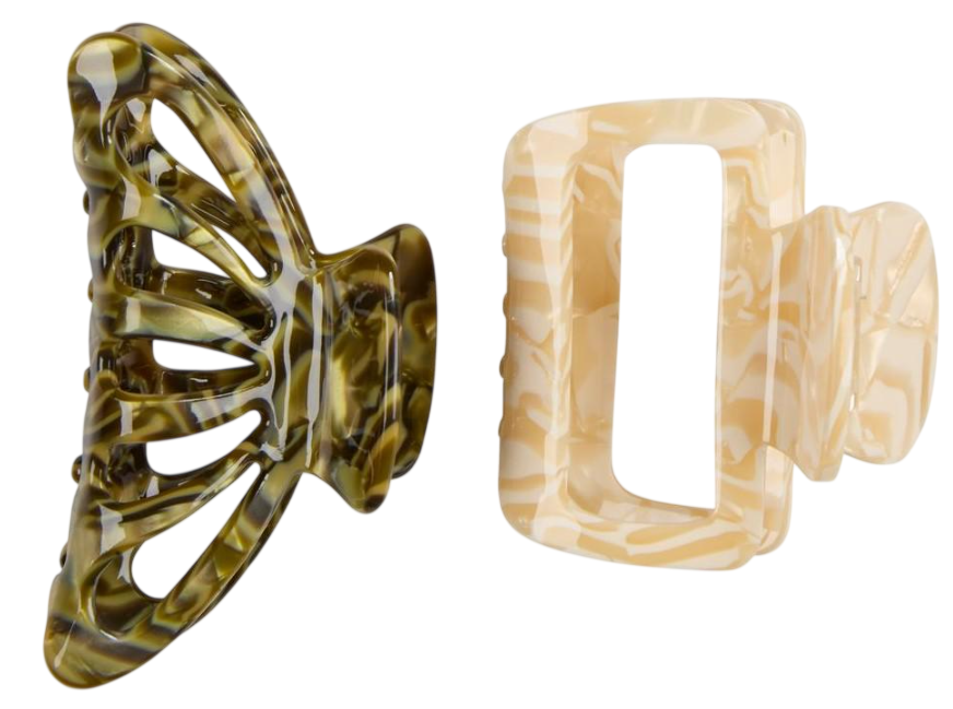 Крабик для волос 3/4х8/5х4/5 см 2 шт. (030be143)