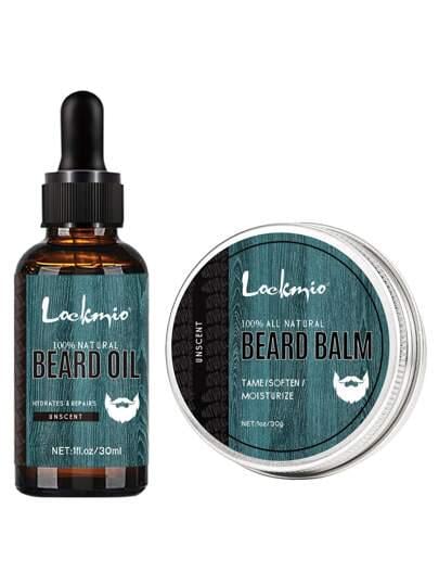 Набір для догляду за бородою Lockmio для пом'якшення та зволоження (31369928)