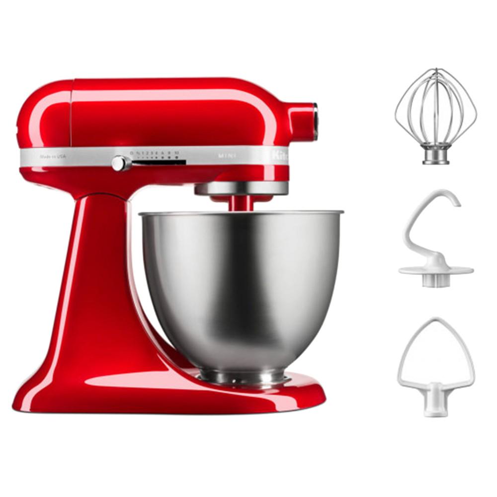 Миксер KitchenAid Artisan MINI 3,3 л с открытым блоком Карамельне яблуко (5KSM3311XECA) - фото 2