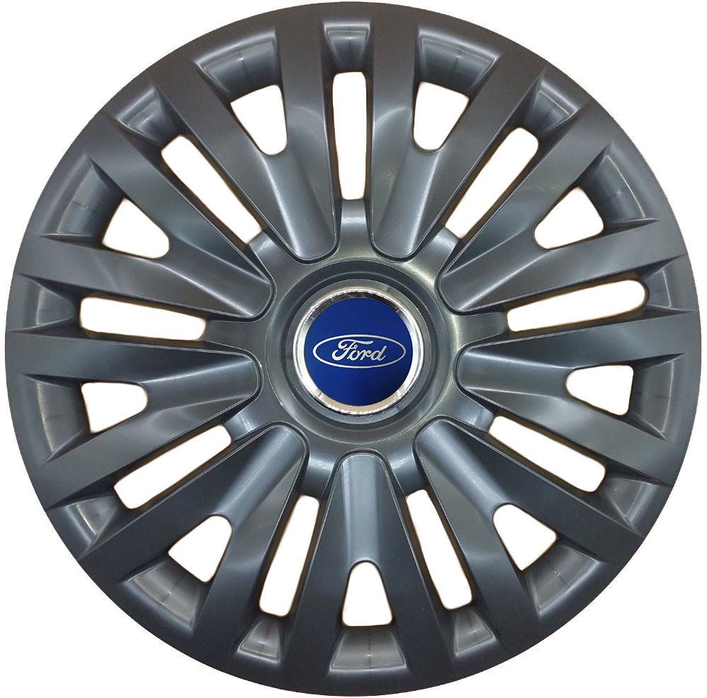 Ковпаки з логотипом SJS Ford 412 R16 4 шт. Чоний (31005813)