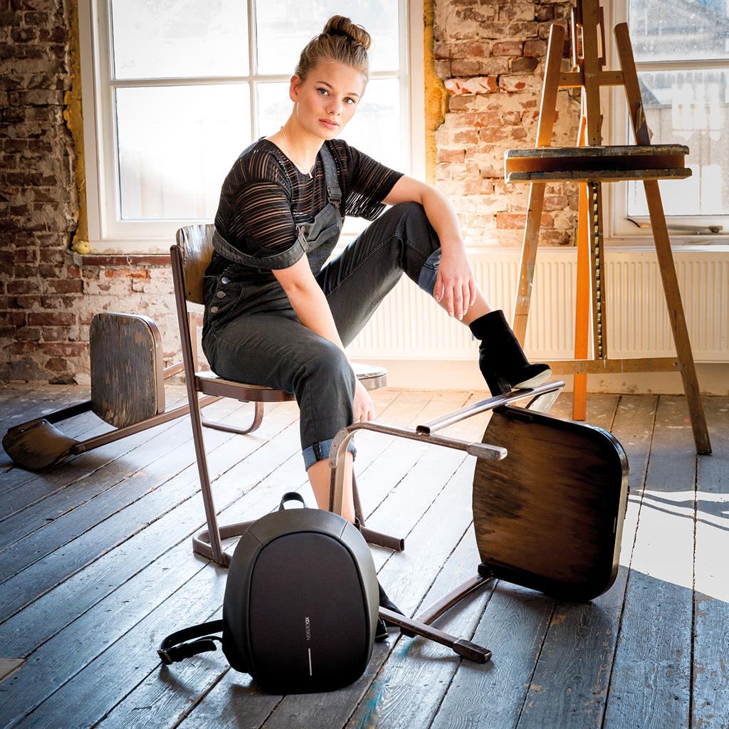 Рюкзак протикрадій Bobby Elle Чорний - фото 11 Рюкзак протикрадій Bobby Elle Чорний - фото 11