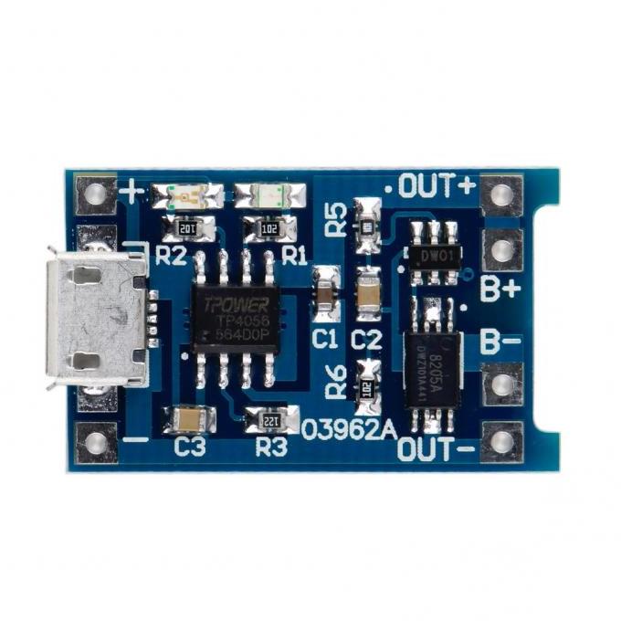 Зарядний модуль TP4056 Micro-USB з функцією захисту акумулятора - фото 3 Зарядний модуль TP4056 Micro-USB з функцією захисту акумулятора - фото 3