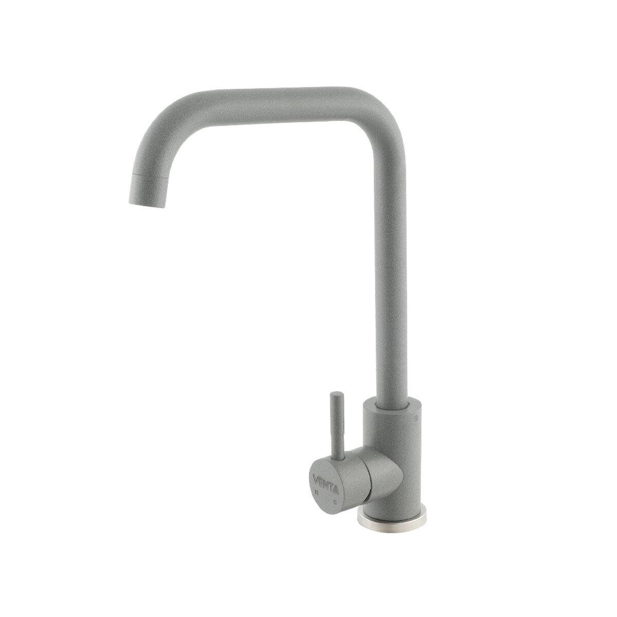 Смеситель для кухни Venta VS402FS-gray-04 однорычажный Серый (SW-96783)