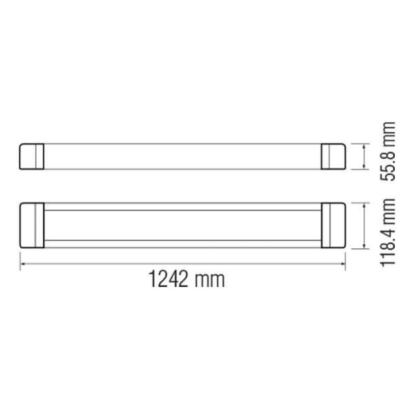 Светильник линейный Horoz Okyanus-72 72 Вт IP65 6400 K (059-005-0072-010) - фото 2