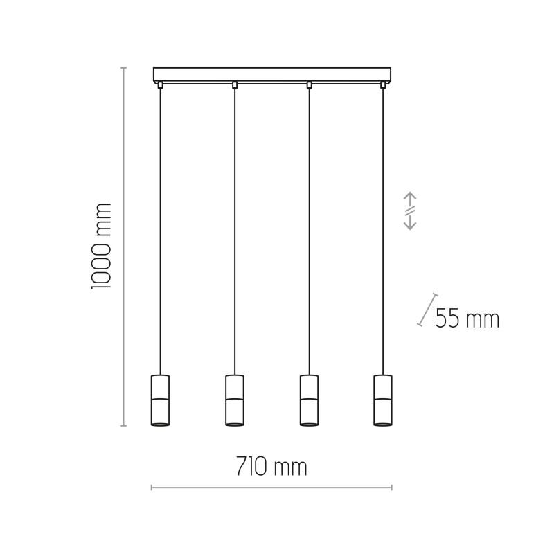 Люстра TK Lighting 6307 Elit White/Wood - фото 3