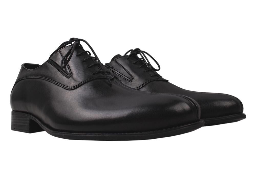 Туфли мужские Vadrus из кожи р. 44 Черный (228-20DT)