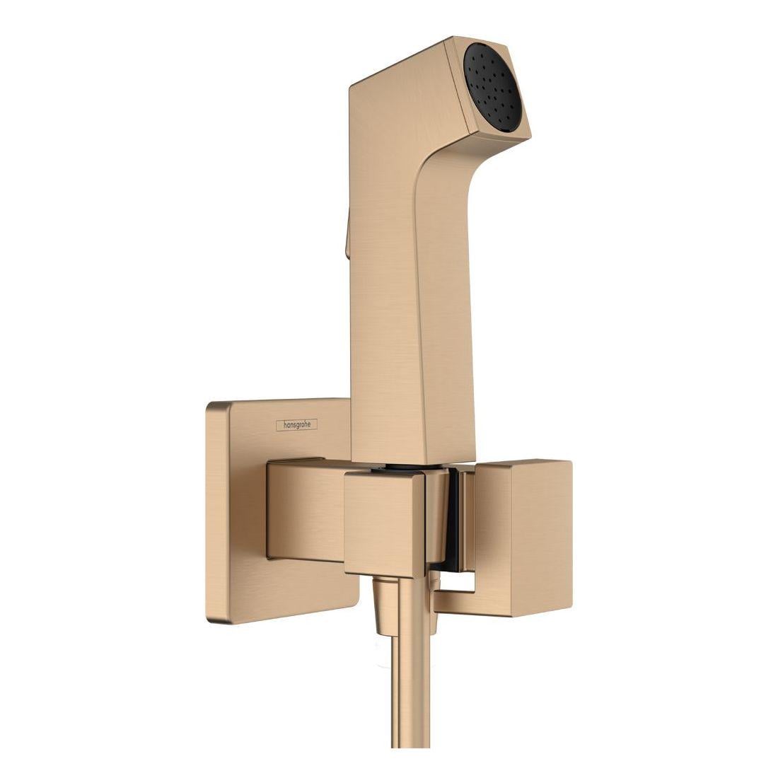 Комплект гігієнічного душу Hansgrohe E EcoSmart+ на холодну воду Brushed Bronze (36251523)