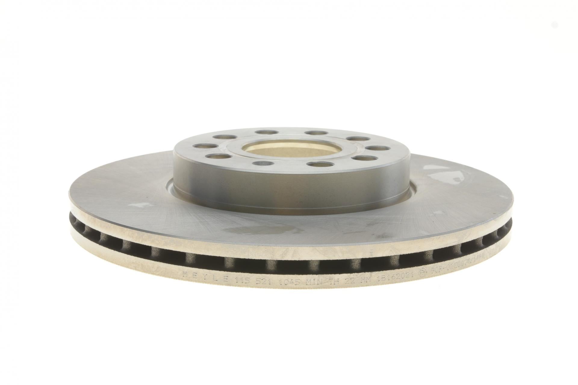 Диск тормозной передний Meyle для VW Caddy 2.0SDI 288x25 мм (115 521 1045)