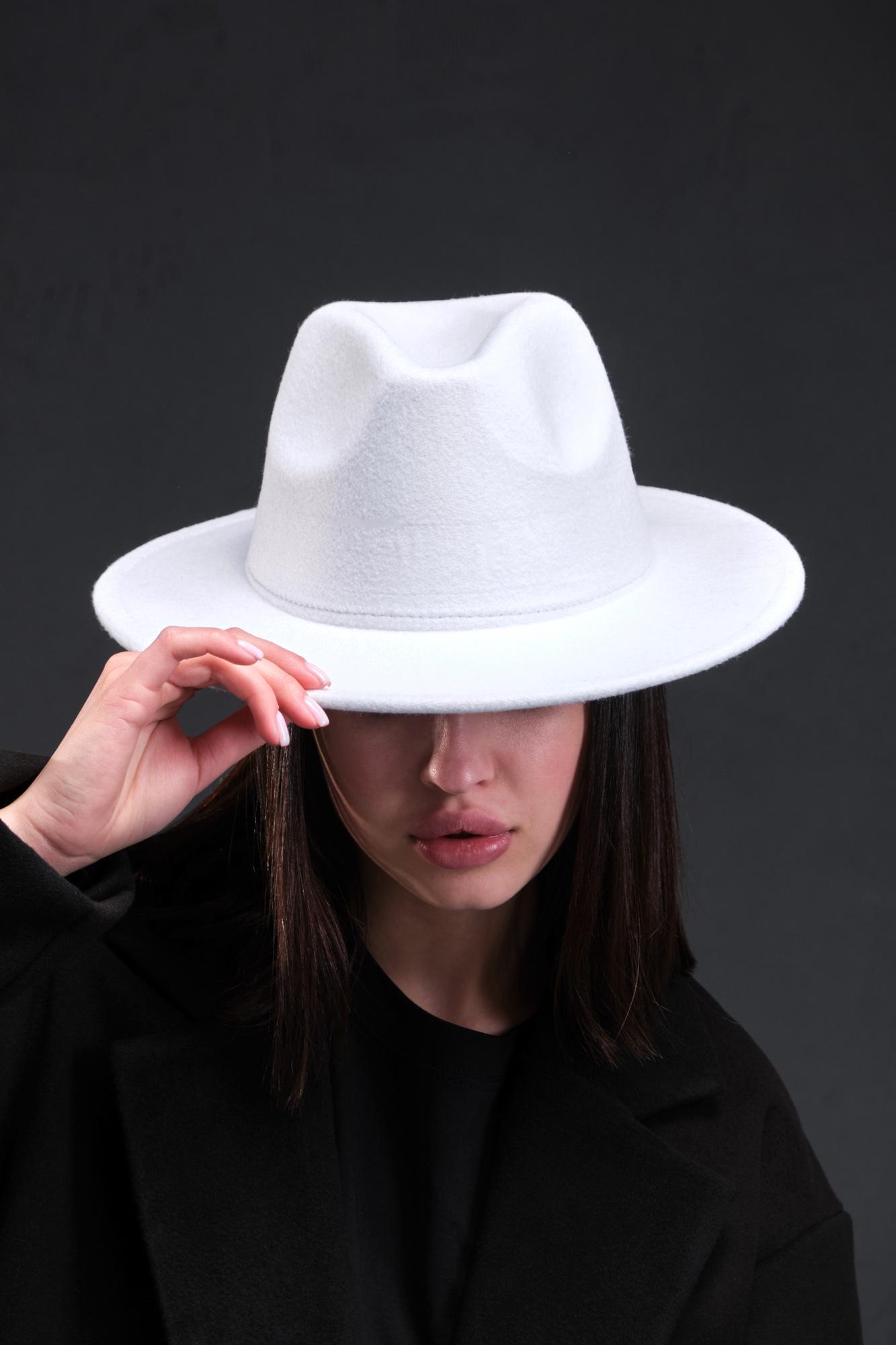 Капелюх Without Fedora woman White (8049184) - фото 2