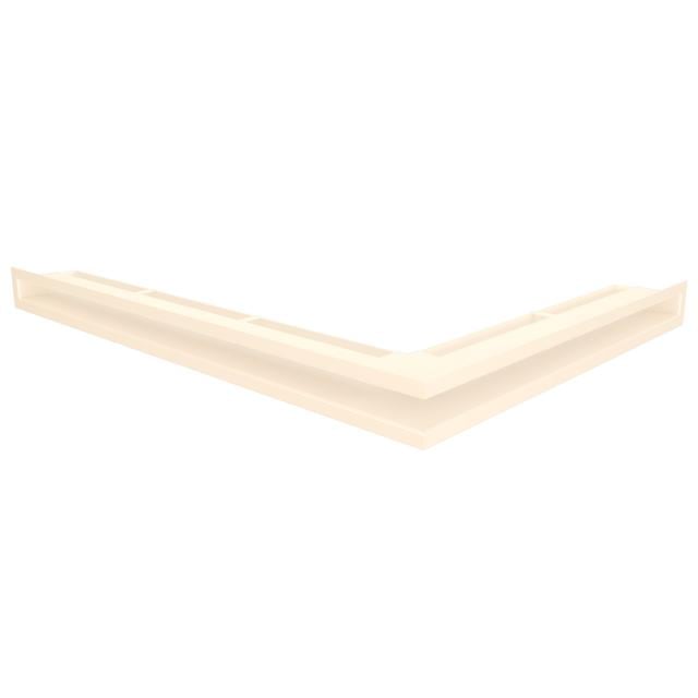 Решетка каминна SAVEN Loft Angle угловая 60х600х800 Кремовый (9357270)