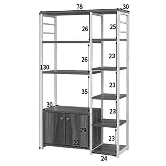 Стеллаж кухонный из дерева Алмайра Зефир/Сиена (СТА-00612005) - фото 2 Стеллаж кухонный из дерева Алмайра Зефир/Сиена (СТА-00612005) - фото 2