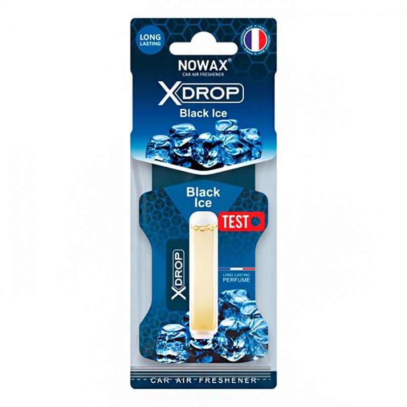 Ароматизатор целлюлозный с капсулой Nowax серия X Drop - Black ice - фото 1 Ароматизатор целлюлозный с капсулой Nowax серия X Drop - Black ice - фото 1