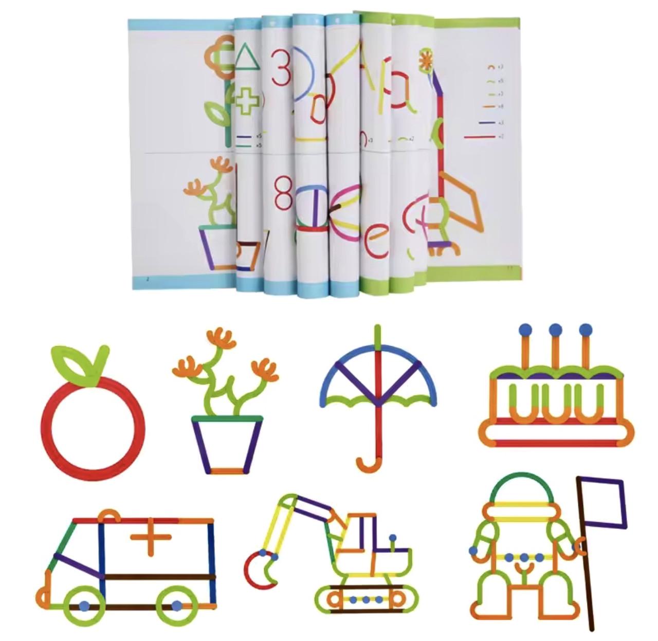 Конструктор Магический креатив гибкий из 81 палочки (57) - фото 5 Конструктор Магический креатив гибкий из 81 палочки (57) - фото 5