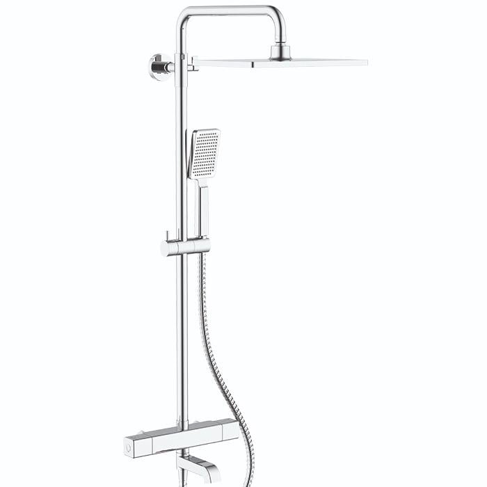 Душевая система с термостатом KOER KB-57011-01 KR4724 Хром (209351)