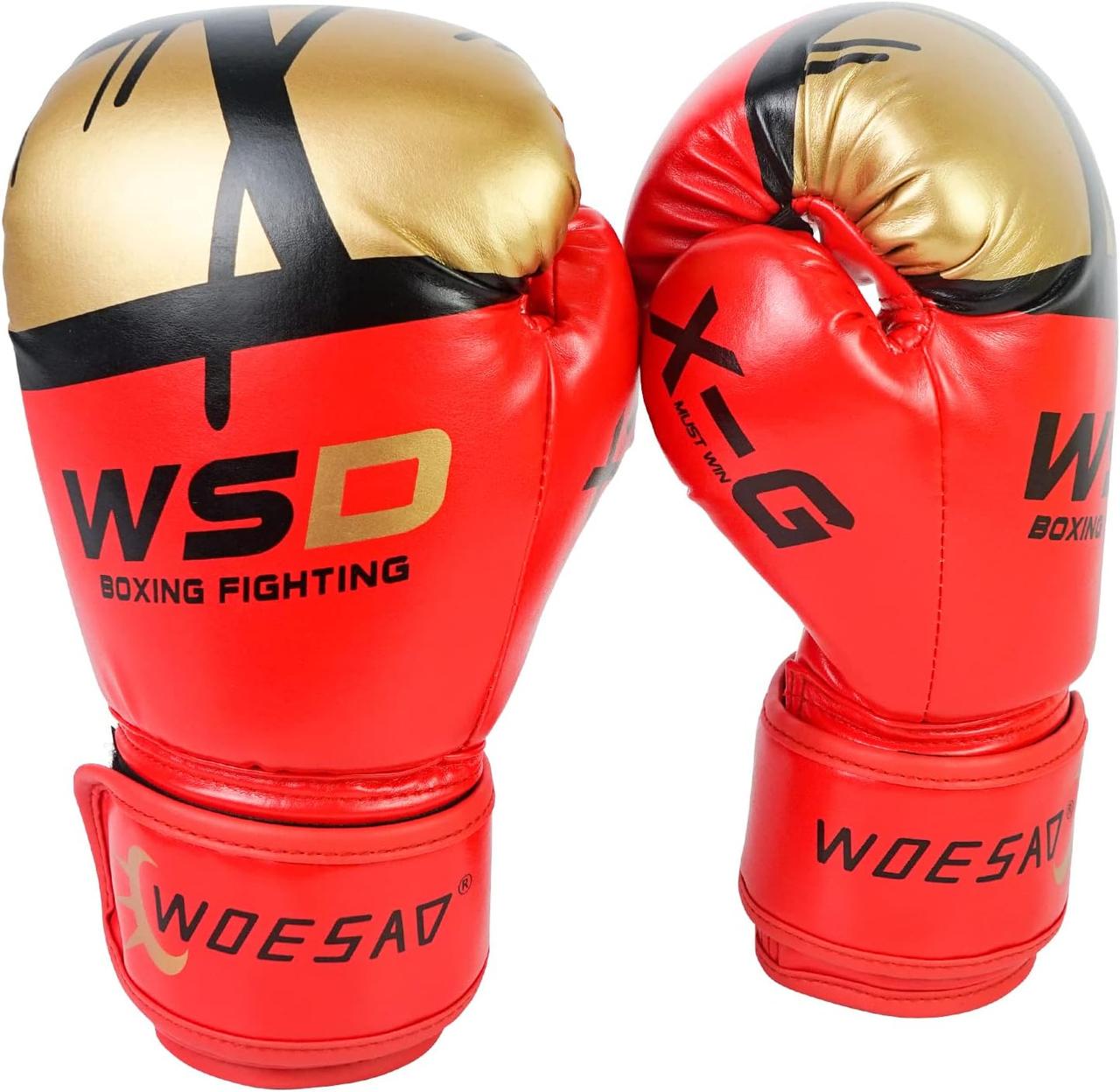Боксерські рукавички 12Oz тренувальні Червоно-золоті (31460980) Боксерські рукавички 12Oz тренувальні Червоно-золоті (31460980)