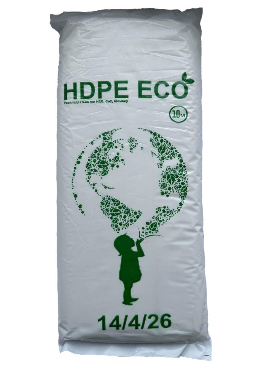 Пакет полиэтиленовый Инипак Эко 14х26 см 11 мкм 0,46 кг/уп. (P 142611)