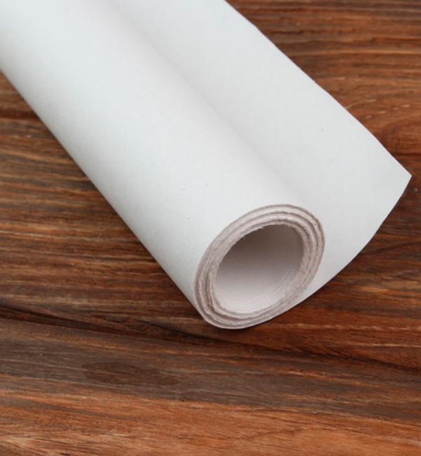 Подарочная бумага для упаковки крафт 8х70 см. White (11129021)